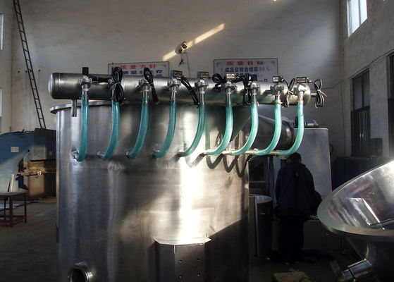 Powder GMP 45kw Vertical Fluid Bed Dryer